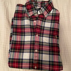 Men’s Plaid Long-sleeve Button-down